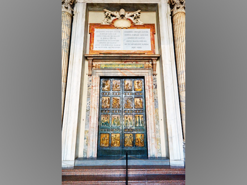 Porta Santa L Apertura Segna Linizio Dellanno Santo Mission Spazio