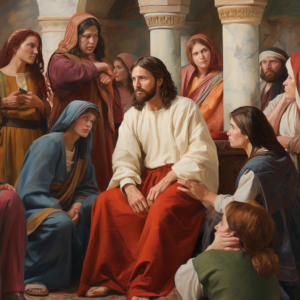a_group_of_annoying_people_around_jesus_who_listens 2