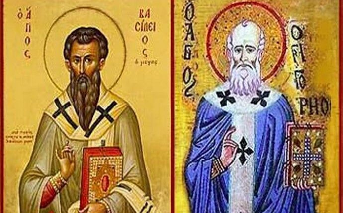 Saint Of The Day For January 2: Saint Basilius and Gregory