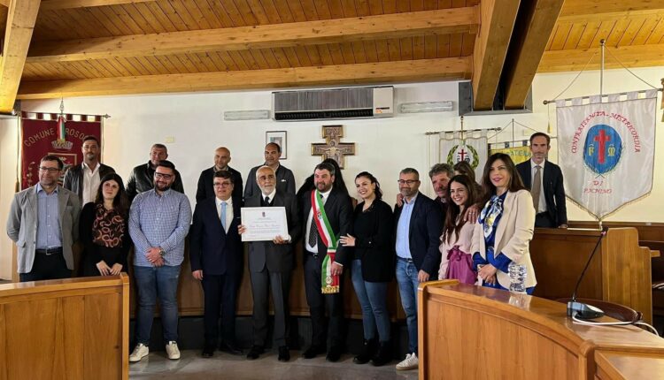 Founder Luigi Spadoni Awarded Honorary Citizenship Of Rosolini